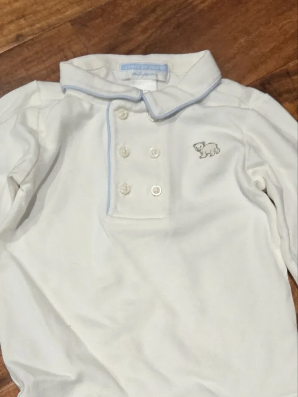Janie & Jack EUC 12-18 Months Corduroy Overalls, Plaid Bodysuit, Cotton Bodysuit